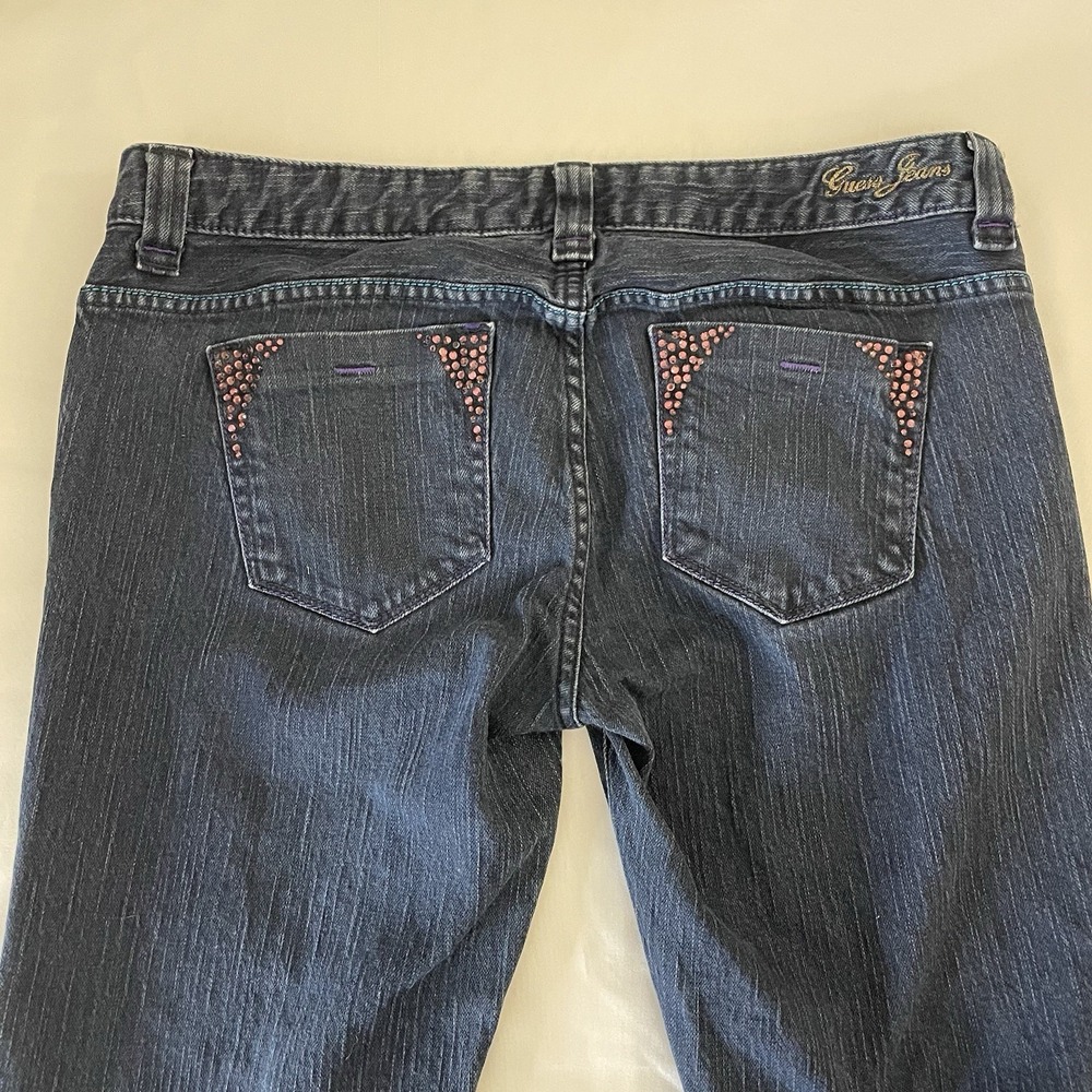 Guess Jeans Womens 32 X 28 Low Rise Denim - Picture 4 of 13